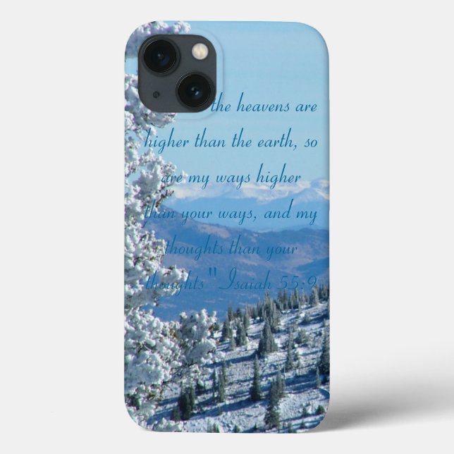 "Heavens Higher"-Mountain iPhone Case (Back)