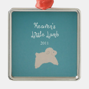 Heaven's Little Lamb 2011 Metal Tree Decoration