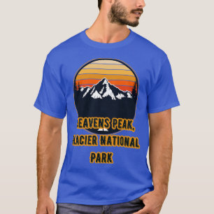 Heavens Peak Glacier National Park T-Shirt