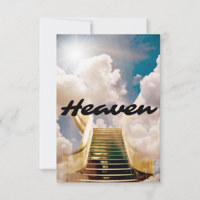 Heaven's Stairway Flat Greeting Card (Front)