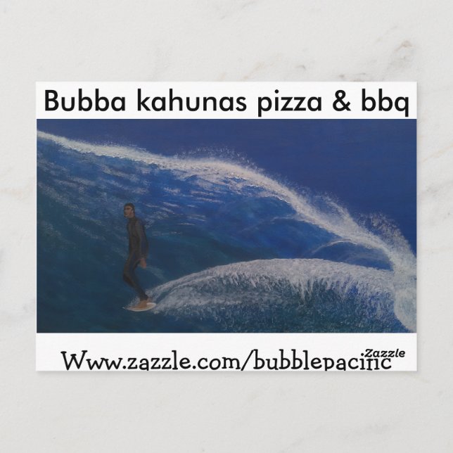 Heaven's wave postcard (Back)