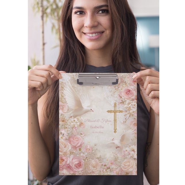 Heaveny Blush & Gold Quince, custom Clipboard (Creator Uploaded)