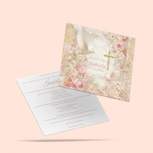 Heaveny Blush & Gold Quince, custom Invitation