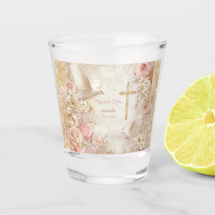 Heaveny Blush & Gold Quince, custom Shot Glass