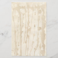 Heavily Coffee Stained Faded Parchment Stationery