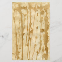 Heavily Coffee Stained Parchment Stationery