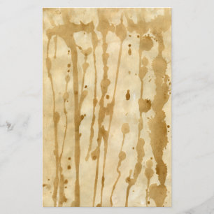 Heavily Coffee Stained Parchment Stationery