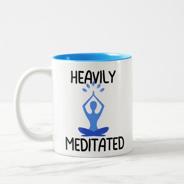 Heavily Meditated Coffee Mug (Left)