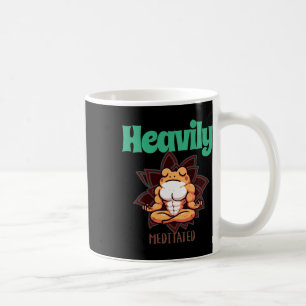 Heavily Meditated Frog Sticker  Coffee Mug