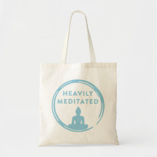 Heavily meditated tote bag