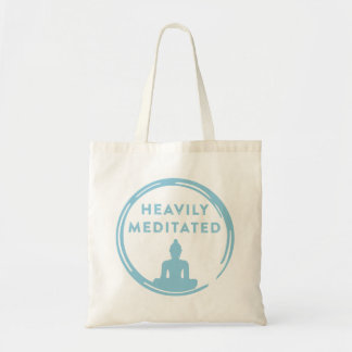 Heavily meditated tote bag