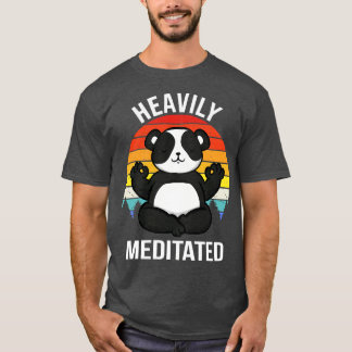 Heavily Meditated V Panda T-Shirt