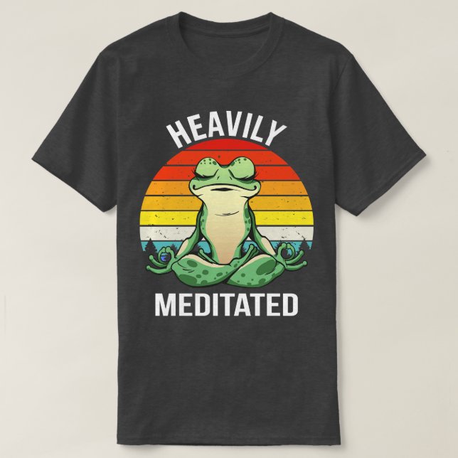 Heavily Meditated VI Frog T-Shirt (Design Front)