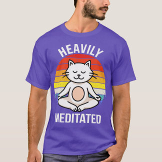 Heavily Meditated VII Cat T-Shirt