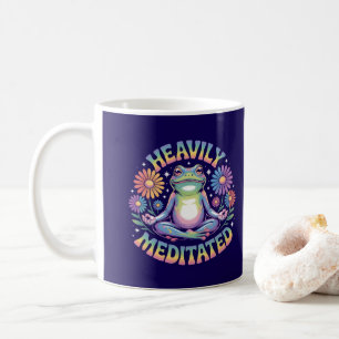 Heavily Meditated - Yoga Coffee Mug