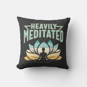 Heavily Meditated - Yoga   Cushion