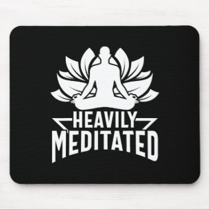 Heavily Meditated Yoga Meditation Lotus Namaste Bu Mouse Pad