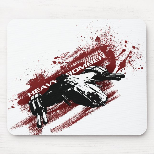 Heavy Bomber splash mouse pad (Front)