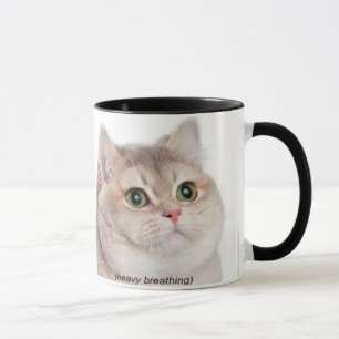 Heavy breathing meme mug