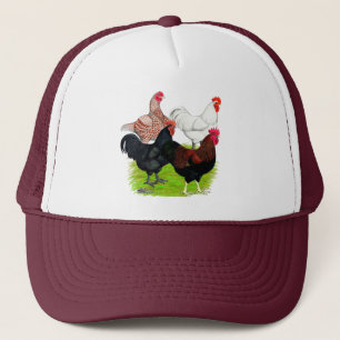 Heavy Breed Rooster Quartet Trucker Hat