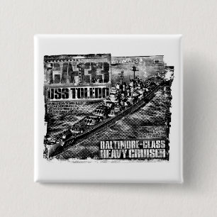 Heavy cruiser Toledo Button