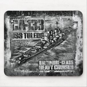 Heavy cruiser Toledo Mouse Pad