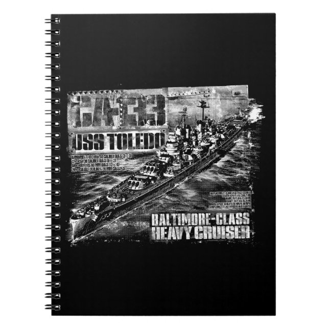 Heavy cruiser Toledo Notebook (Front)