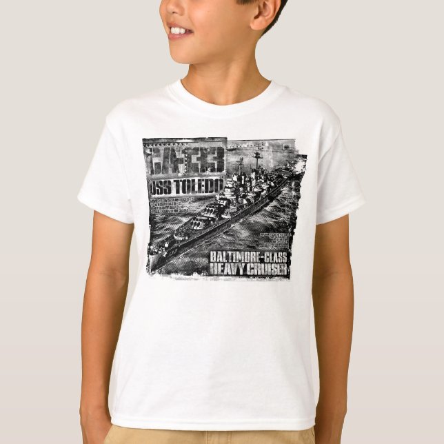 Heavy cruiser Toledo Tee Shirt (Front)