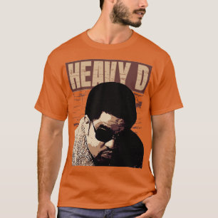 HEAVY D Brown Vintage T-Shirt