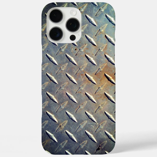 Heavy Duty Diamond Plate Steel Graphic Case-Mate iPhone Case (Back)