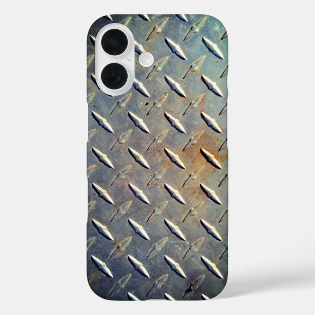 Heavy Duty Diamond Plate Steel Graphic Case-Mate iPhone Case (Back)