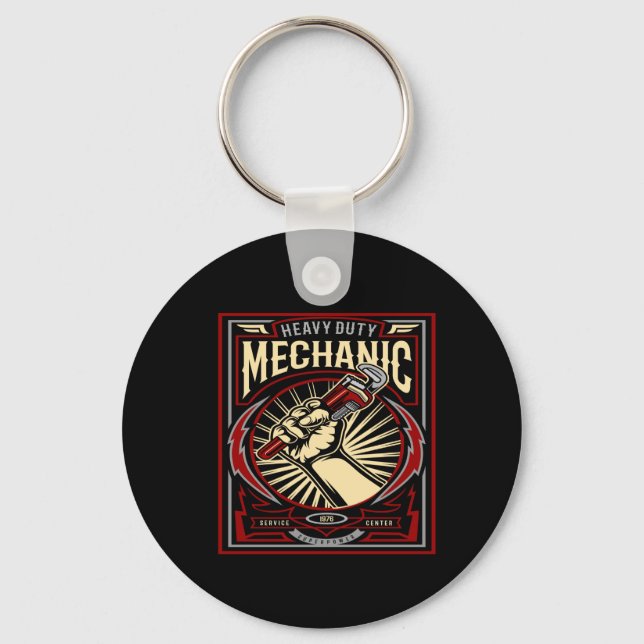 heavy duty mechanic key ring (Front)