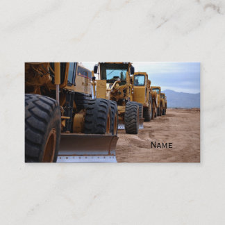 Heavy Equipment Business Card