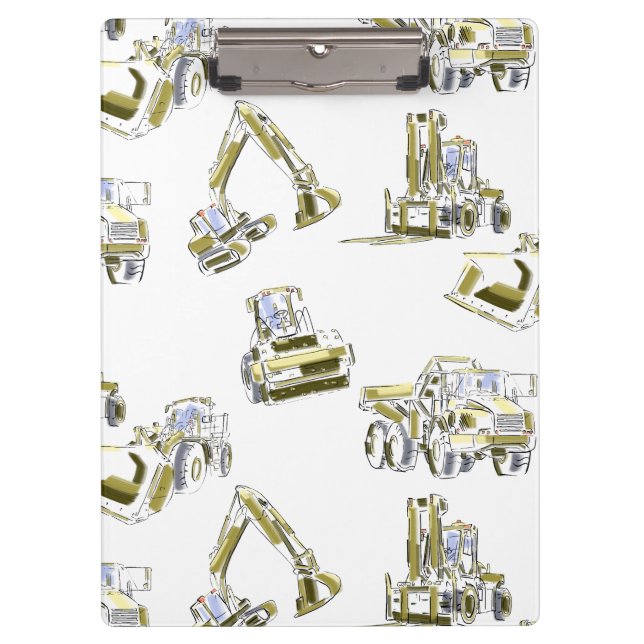 Heavy Equipment Clipboard for Construction (Front)