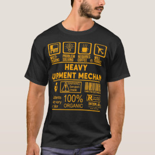 HEAVY EQUIPMENT MECHANIC NICE DESIGN 2017 T-Shirt