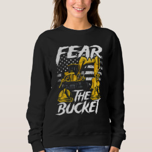 Heavy Equipment Operator Backhoe Operator Men 12 Sweatshirt
