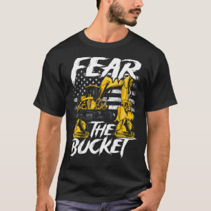 Heavy Equipment Operator Backhoe Operator Men 12 T-Shirt