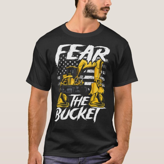 Heavy Equipment Operator Backhoe Operator Men 12 T-Shirt (Front)