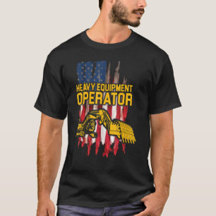 Heavy Equipment Operator Plans Driver 1 T-Shirt