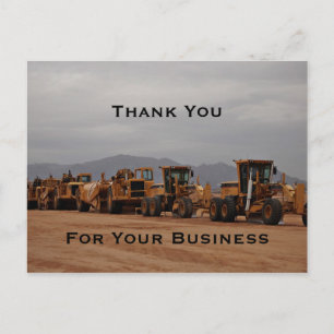 Heavy Equipment Postcard