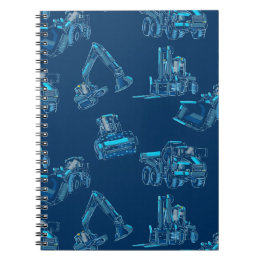 Heavy Equipment Spiral Notebook for Work