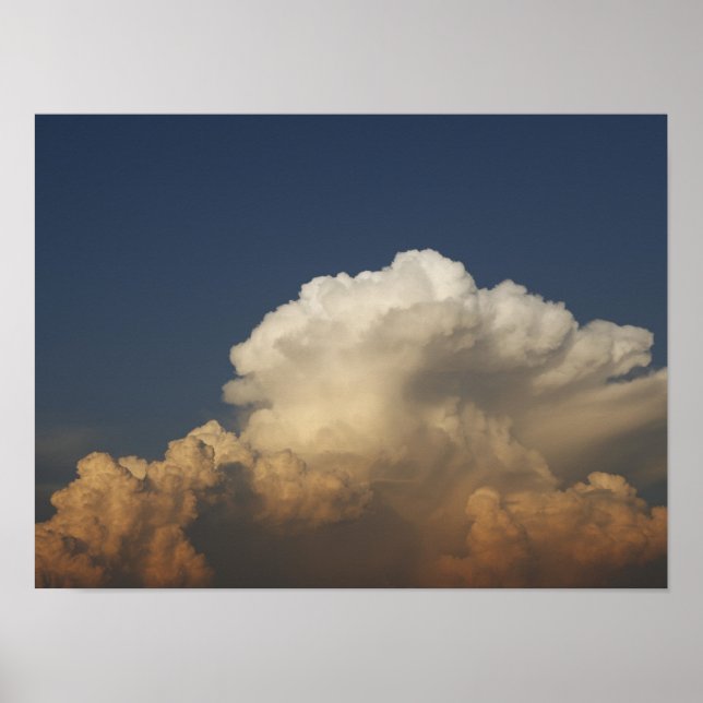 Heavy Gale Stormy Clouds Poster (Front)