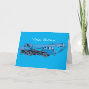 Heavy Machinery Birthday Card
