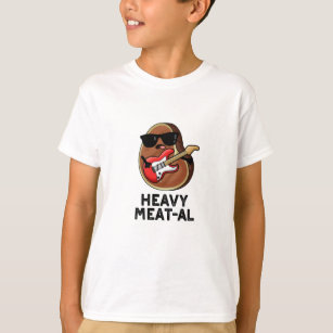 Heavy Meat-al Funny Meat Steak Pun  T-Shirt