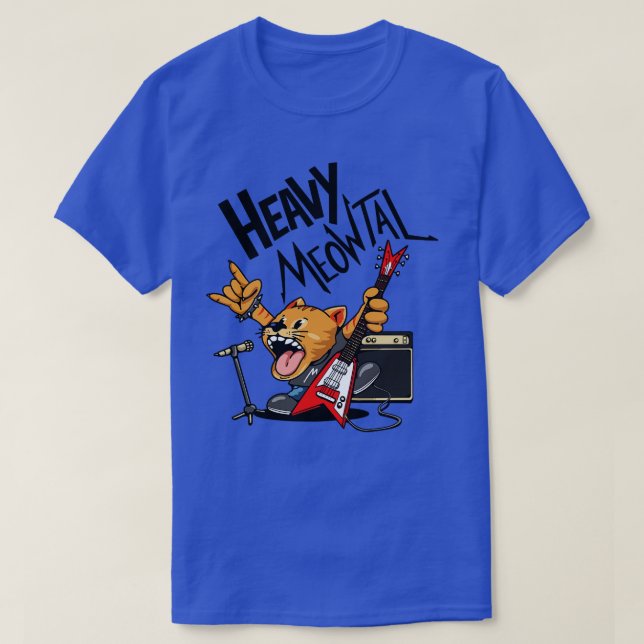 Heavy Meowtal T-Shirt (Design Front)