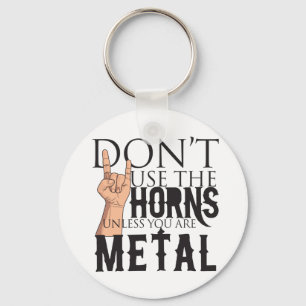 Heavy Metal Badass Key Ring