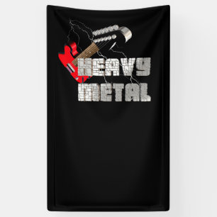 Heavy metal banner