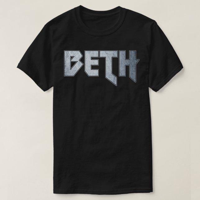 Heavy metal Beth T-Shirt (Design Front)