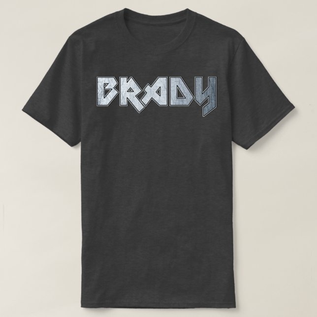 Heavy metal Brady T-Shirt (Design Front)
