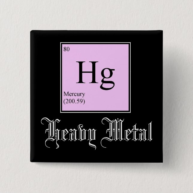 Heavy Metal Button (Front)